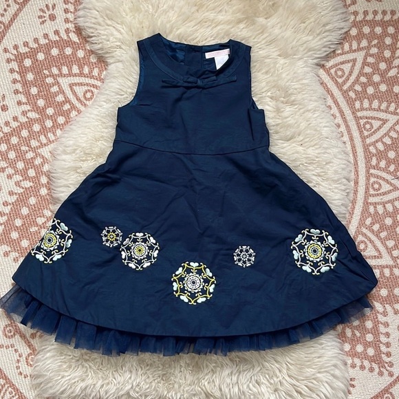 Janie and Jack Other - Janie and Jack 12-18m navy dress with tulle